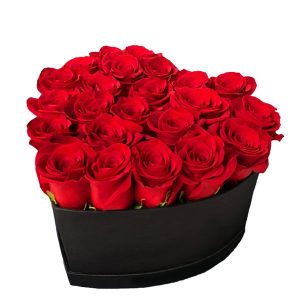 صندوق القلب الأحمر المتوسط