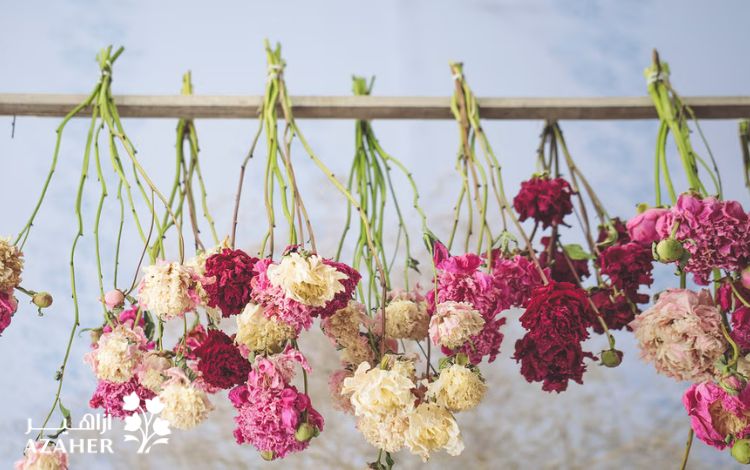 how to dry a bouquet of flowers
